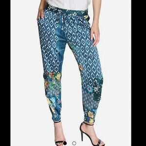 Johnny Was Ciaga Stretch Silk Pants